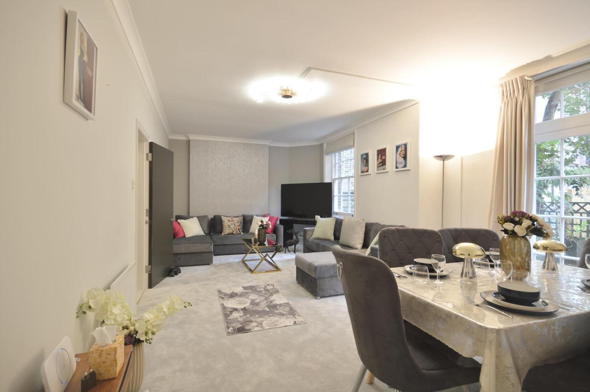 Kensington Apartment, Breakfast, 2 Baths لندن المظهر الخارجي الصورة
