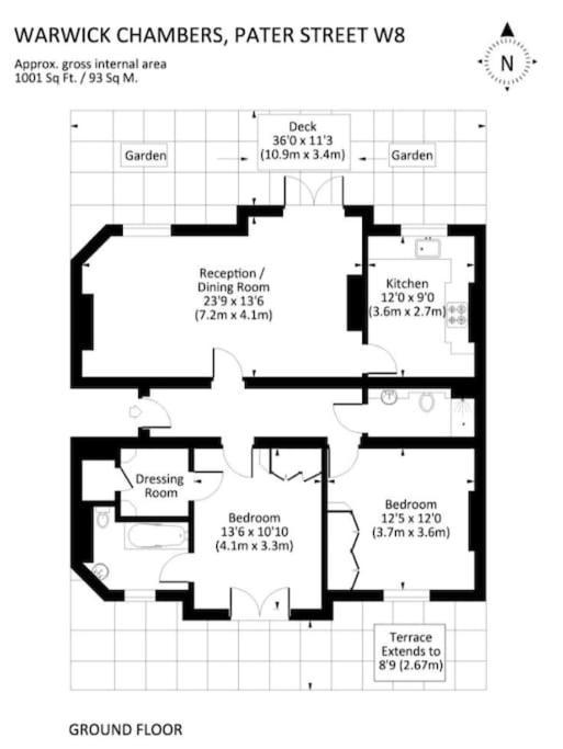 Kensington Apartment, Breakfast, 2 Baths لندن المظهر الخارجي الصورة